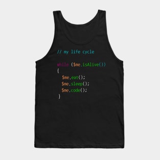 Coder life cycle Tank Top